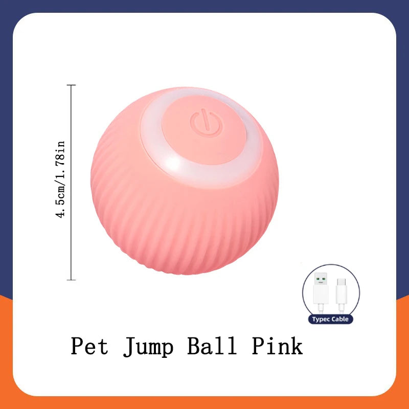 Smart Dog Toy Ball Electronic Interactive Pet Toy Moving Ball USB Automatic Moving Bouncing for Puppy Birthday Gift Cat Products