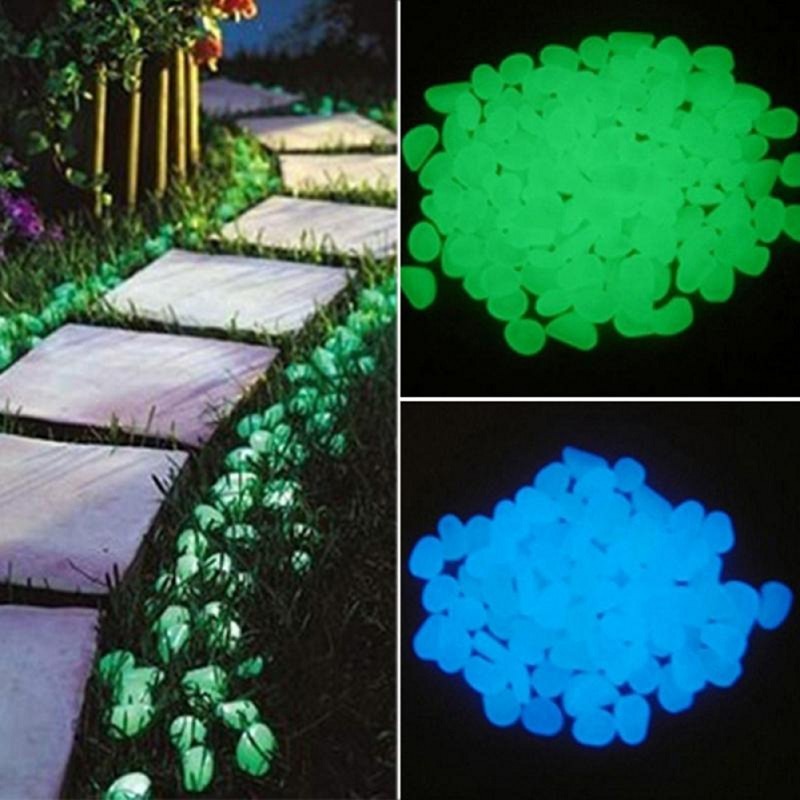 Glow in the Dark Garden Pebbles My Store