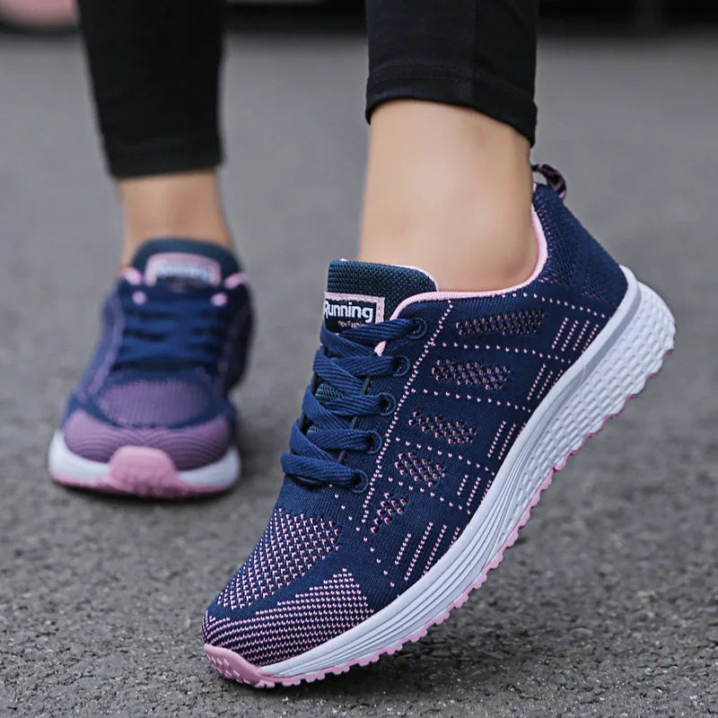 Breathe Easy: Women's Versatile Mesh Sneakers