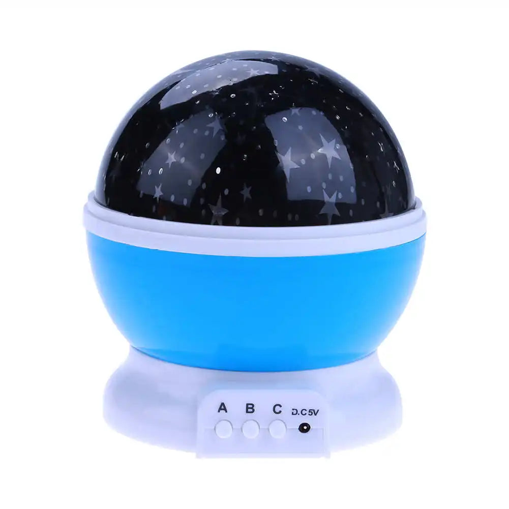 LED Rotating Night Light Projector Starry Sky Star Master Children Kids Sleep Romantic LED USB Projector Lamp Child Gifts