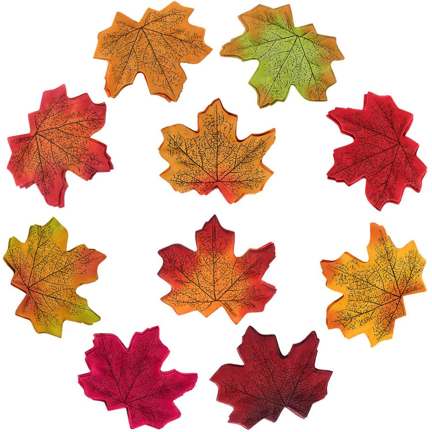 Multi-Pc Maple Leaves Artificial Simulation Autumn Leaf Petals Halloween Christma Thanksgiving Party Wedding Table Decoration