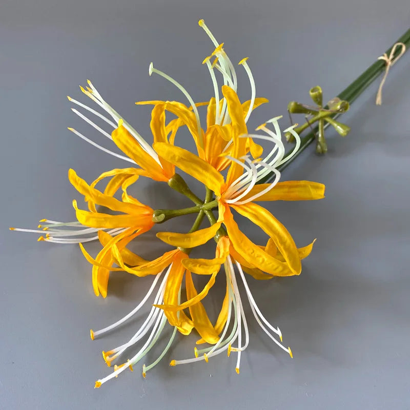 Beautiful Higan Flower branch silk flowers artificial wedding home decor flores artificiales photography