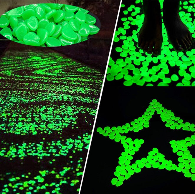 Glow in the Dark Garden Pebbles My Store