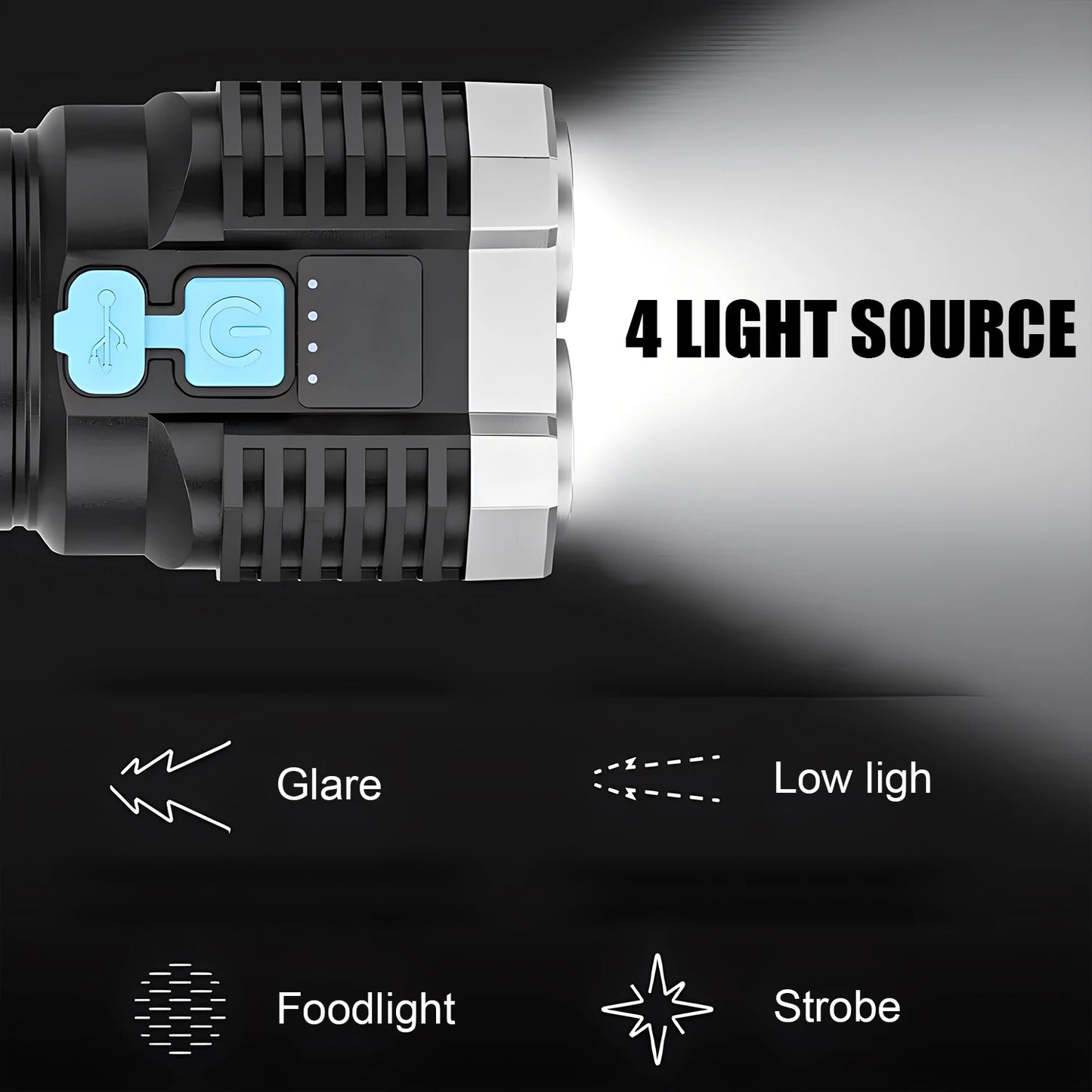 High Power Products Flashlight  Rechargeable Flashlight Personal  Weapons Defenses Self Defense Stuff Selfdefense Supplies Stron