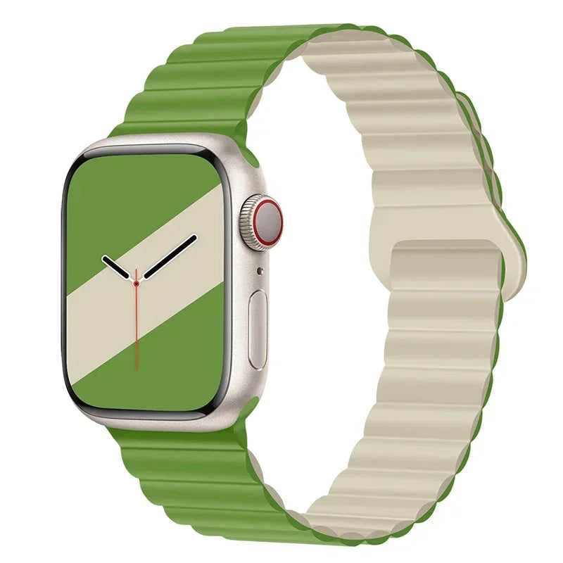 Magnetic Strap For Apple Watch Bands 45mm 38mm 49mm 40mm 42mm 41mm Silicone Sport Bracelet iWatch Series ultra 9 6 5 7 8 se 44mm - Surpriseshopper.com