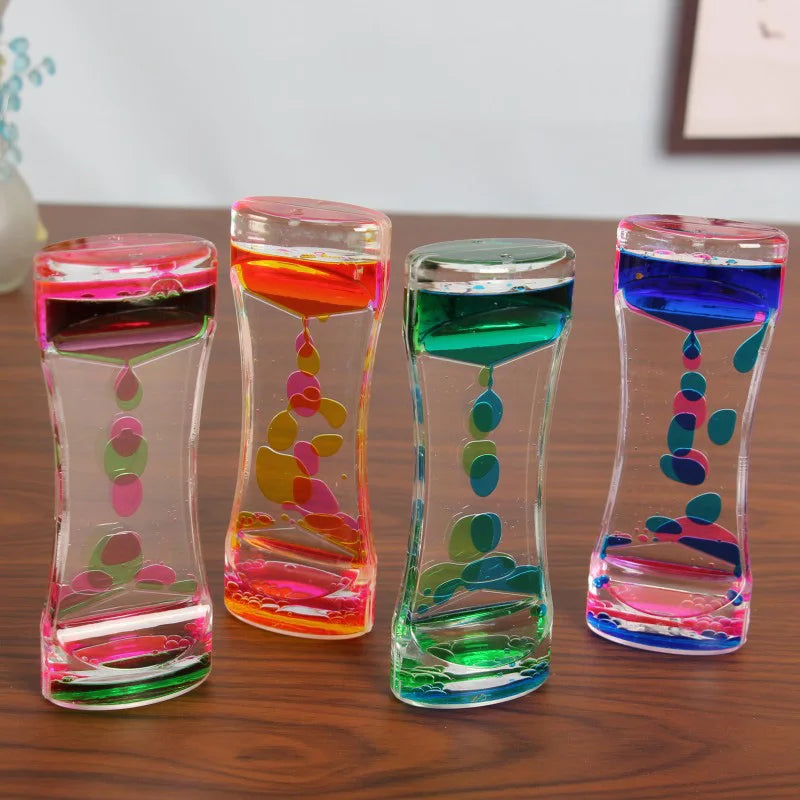 FluidMotion: Creative Mixed Color Liquid Hourglass Timer