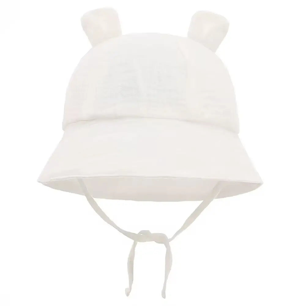 1pc TinyTrekker: Kids' Soft Cotton Adventure Bucket Hat