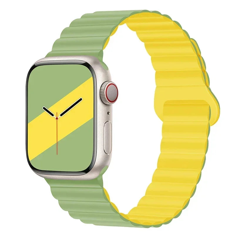 Magnetic Strap For Apple Watch Bands 45mm 38mm 49mm 40mm 42mm 41mm Silicone Sport Bracelet iWatch Series ultra 9 6 5 7 8 se 44mm - Surpriseshopper.com