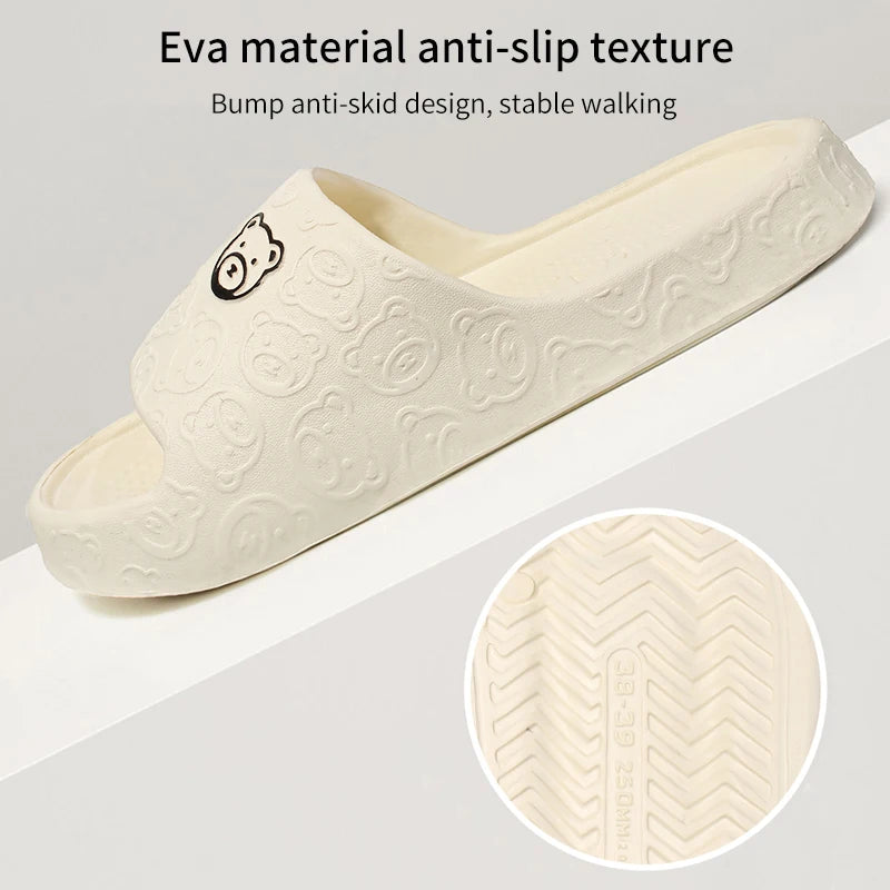 Non-slip Slippers Female Outer Wear 2024 New Bathroom Bathroom Indoor Home Sandals Female Summer Eva - Surpriseshopper.com