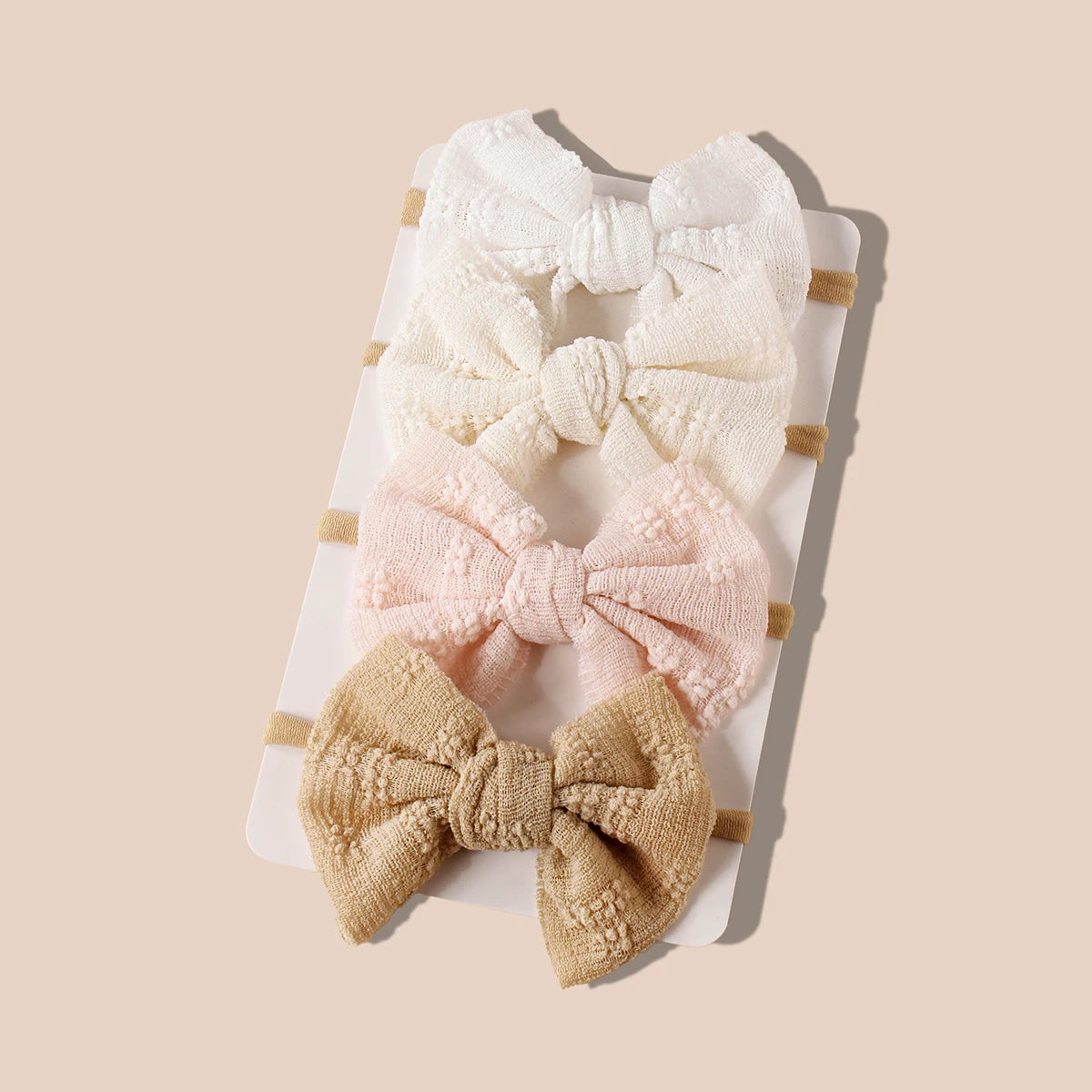 Tiny Treasures: 4-Piece Wholesale Baby Headband Collection