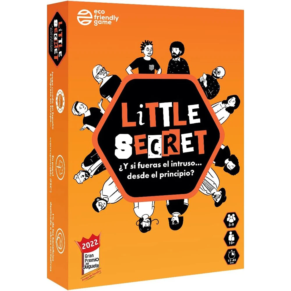 LITTLE SECRET Spanish Board Game Mystery Creativity and Fun Game with Friends and Family