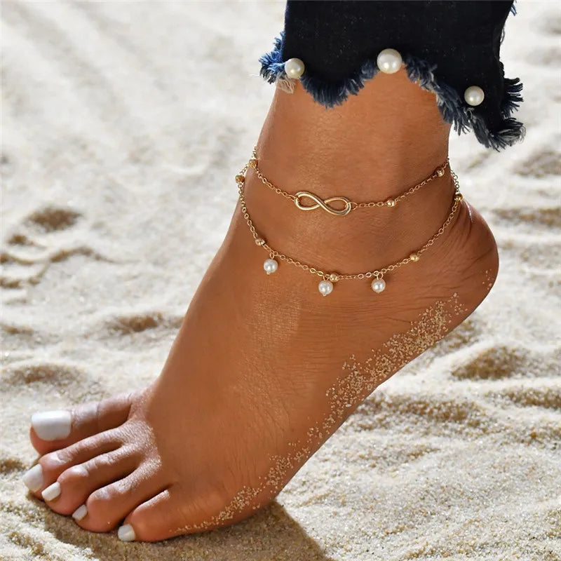 HeartCharm: Adorable Simple Heart Anklet – The Perfect Gift for Every Occasion!