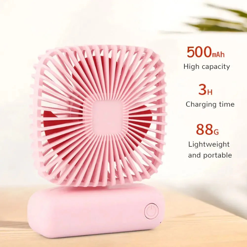 CoolBreeze: Ultimate 3-Speed Mini USB Portable Fan – Your Personal Cooling Companion