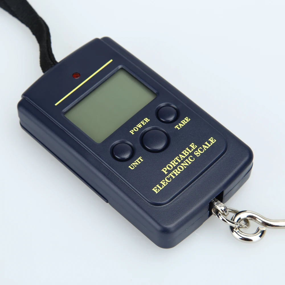 40kg Digital Electronic Scale Without Backlight Bubble Bags Mini Fishing Luggage Travelling Hanging Hook Kitchen Weighing Tools