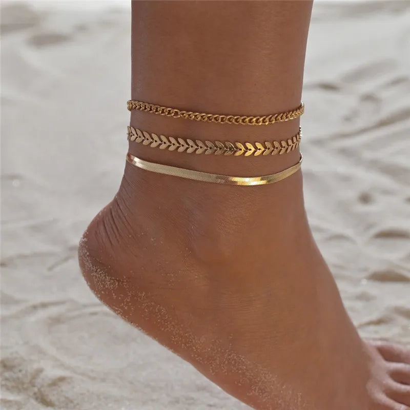 HeartCharm: Adorable Simple Heart Anklet – The Perfect Gift for Every Occasion!