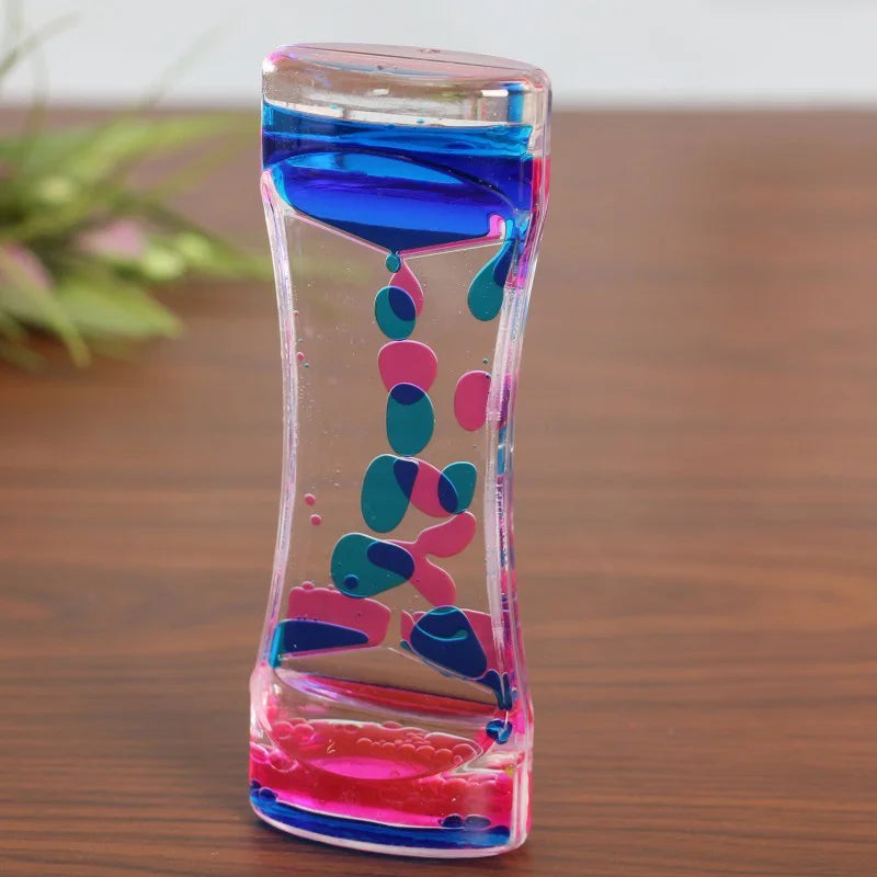 FluidMotion: Creative Mixed Color Liquid Hourglass Timer