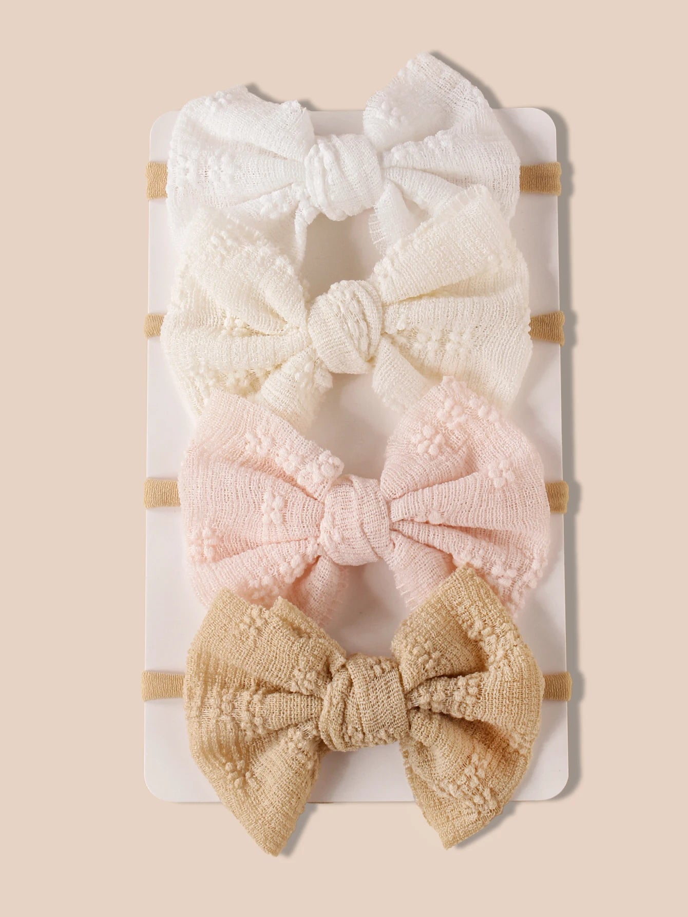 Tiny Treasures: 4-Piece Wholesale Baby Headband Collection