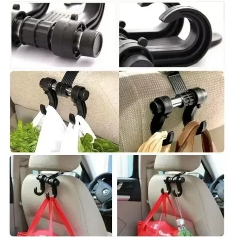 2Pcs Car Hook Hero: Universal Seat Storage Solution