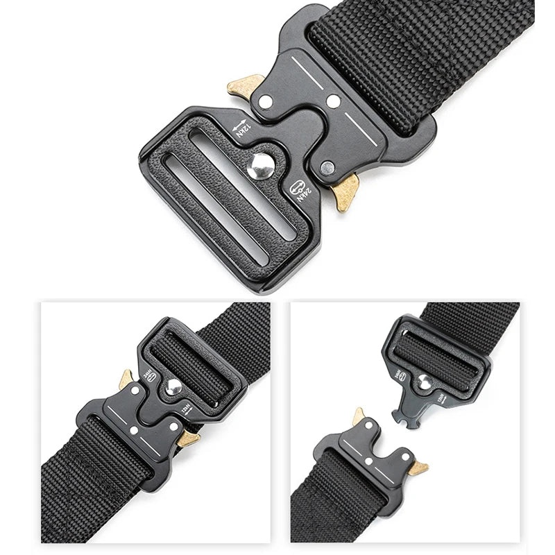 Battle Ready: Unisex Tactical Quick-Release Belt