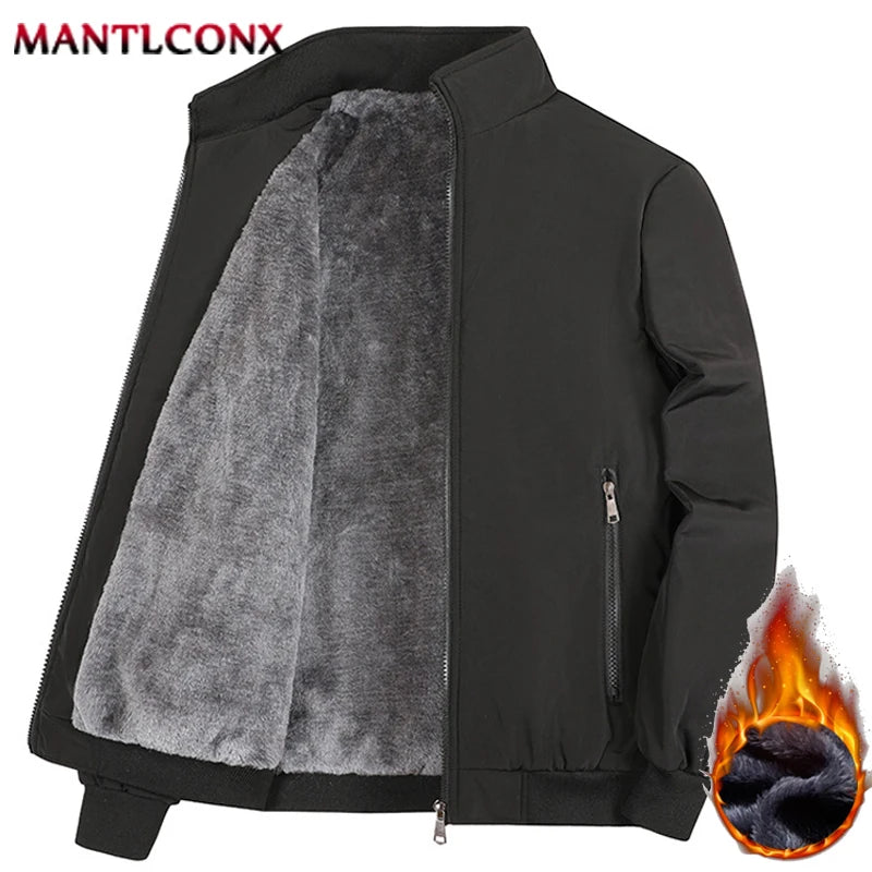 Turn-down Collar Autumn Winter Casual Jacket Men Blazer Thick Warm Jackets for Men Winter Office Dress Coat Social Outerwear 3XL Surpriseshopper.com