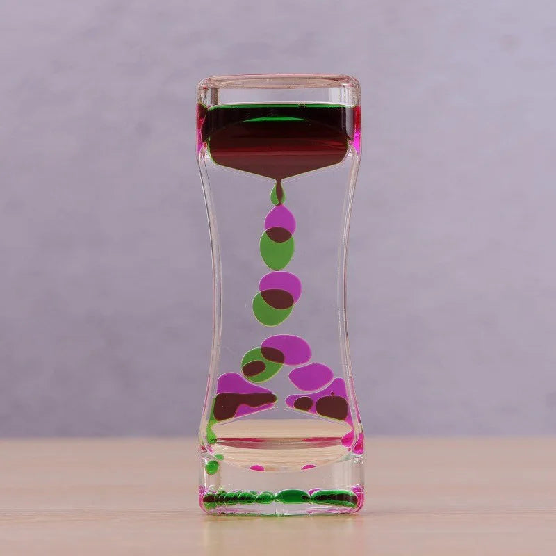 FluidMotion: Creative Mixed Color Liquid Hourglass Timer