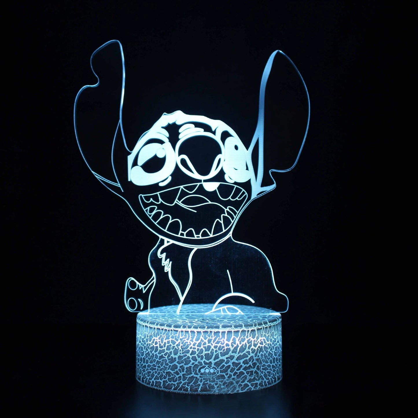 3D Illusion Stitch Night Light with Remote Control and Smart Touch Room Decor Lamp Birthday Valentine's Day Christmas Gifts