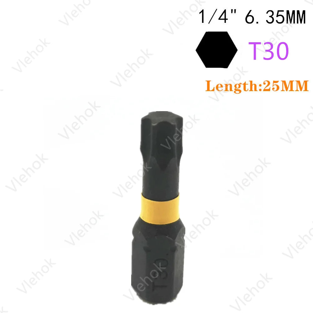 DEWALT 6.35MM 1/4" Bits High Electric Screwdriver Driver Drill Bit Set High Hardness Screwlock Sleeve Power Impact