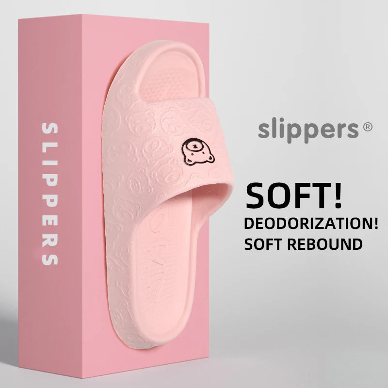 Non-slip Slippers Female Outer Wear 2024 New Bathroom Bathroom Indoor Home Sandals Female Summer Eva - Surpriseshopper.com