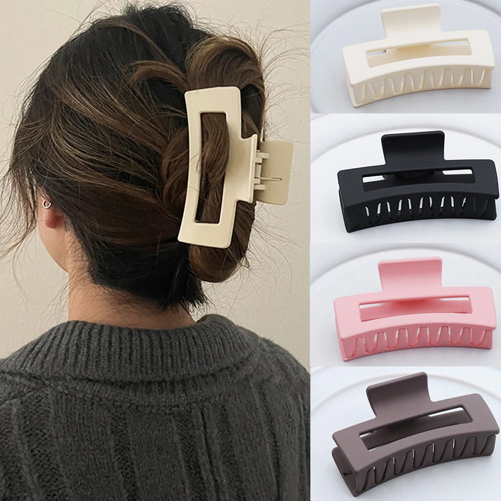 K-Style: Large Cartoon Plastic Hair Claw Clips for Women