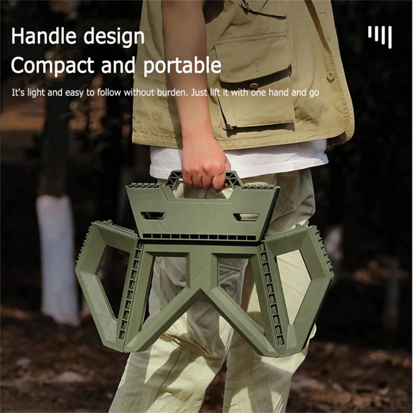 Outdoor Small Stool Portable Folding Stool High Load Bearing Durable Small Chair Fishing Stool Beach Stool Camping Stool - Surpriseshopper.com