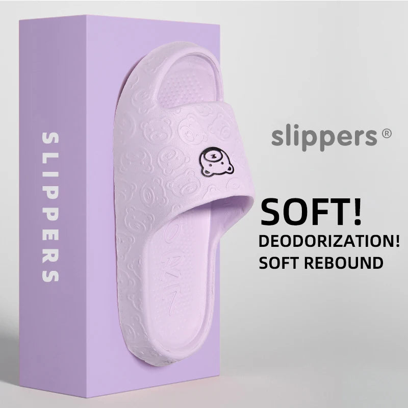 Non-slip Slippers Female Outer Wear 2024 New Bathroom Bathroom Indoor Home Sandals Female Summer Eva - Surpriseshopper.com