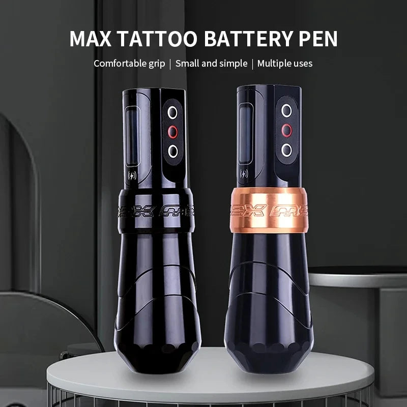 YILONG MAX Tattoo Machine Cartridge Pen 2400mAh Batteries Coreless Motor Lithium Battery Pen Machine For Tattoo Artists Body Kit