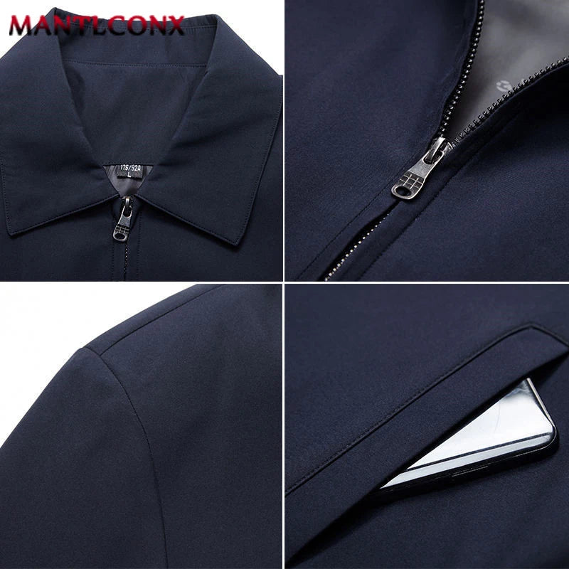 Turn-down Collar Autumn Winter Casual Jacket Men Blazer Thick Warm Jackets for Men Winter Office Dress Coat Social Outerwear 3XL Surpriseshopper.com