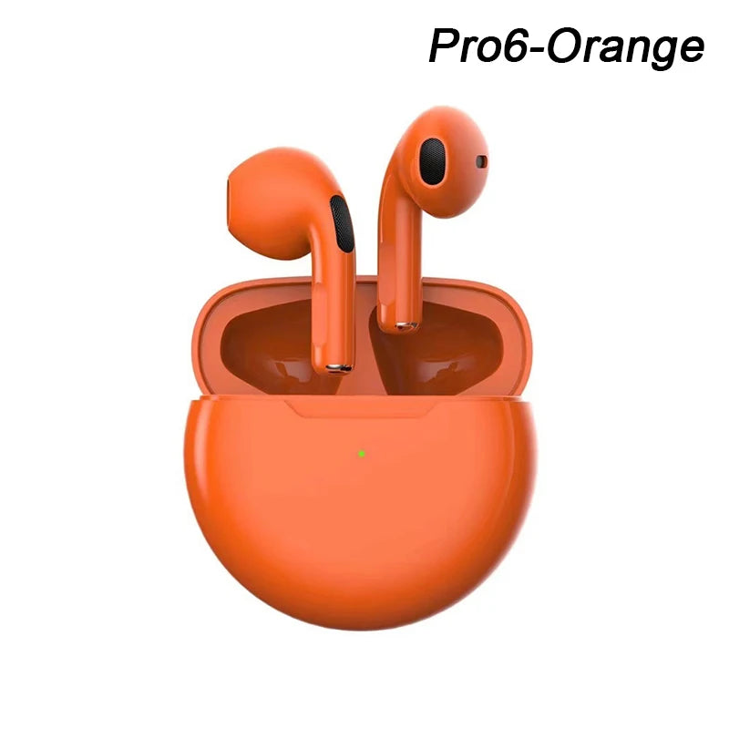 Original Pro 6 TWS Wireless Bluetooth Earphones Headphones Mini Fone Earphone Stereo Sport Headset For Xiaomi Android Earbuds - Surpriseshopper.com