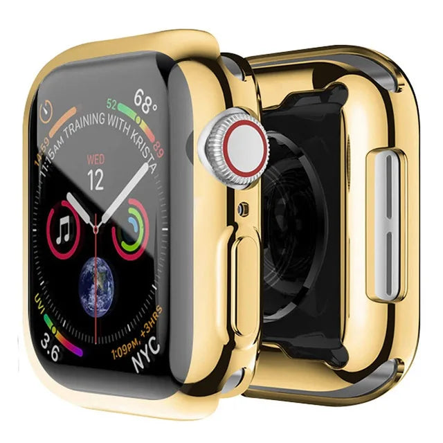 Screen Protector for Apple Watch Case Ultra 2 49 41 44 40 45 42mm TPU Bumper Cover Accessories for iWatch Series 10 9 8 7 SE 6 4 - Surpriseshopper.com