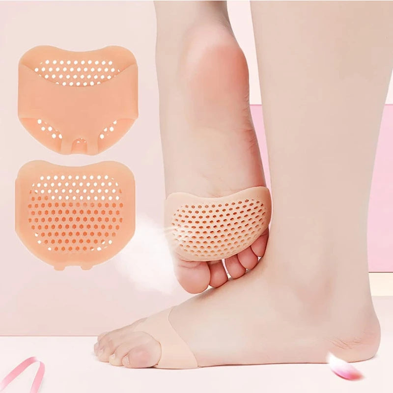 Silicone Forefoot Pads: Comfort Inserts for Stylish Women