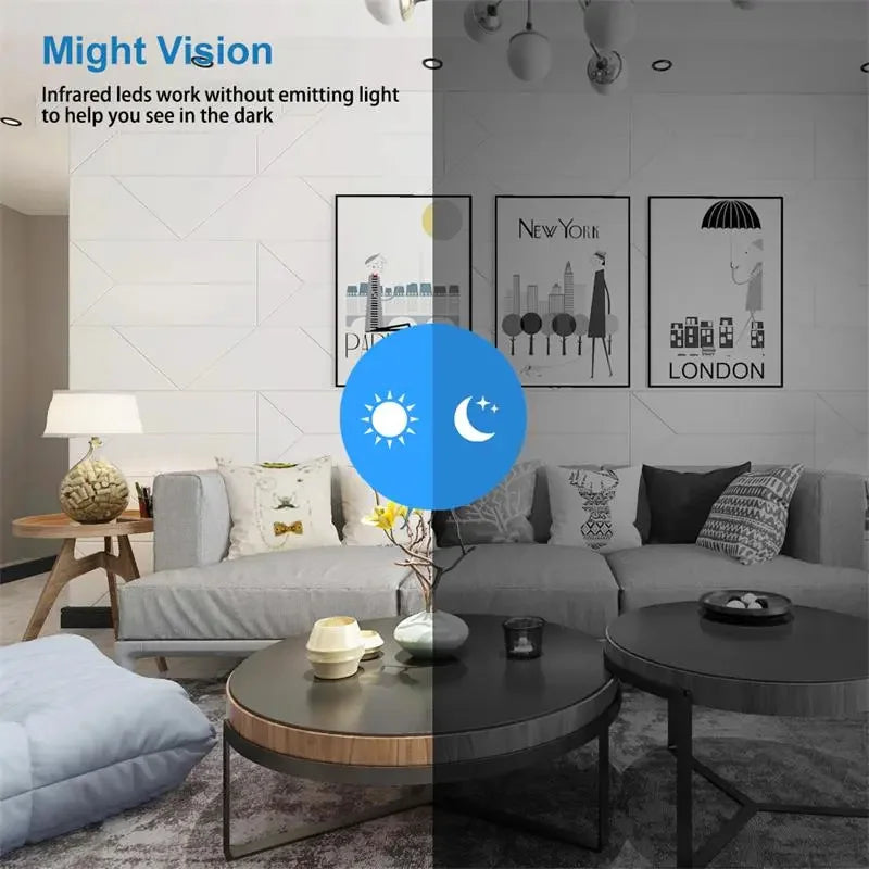 MiniGuard: Smart 1080p WiFi Camera – Your Ultimate Indoor Surveillance Solution!