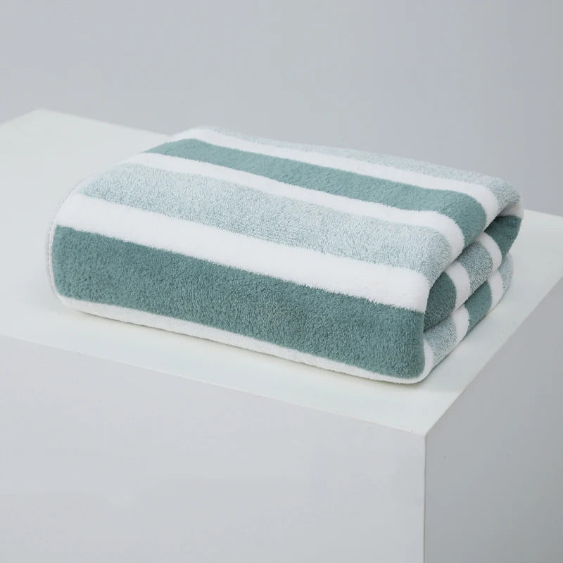 1 Pc Thickened Absorbent Bath Towel Soft Face Towel for Home - Surpriseshopper.com