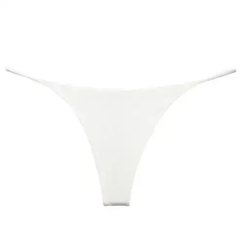 New SilkTouch: Deep V Breathable Low-Waist Thong Panties