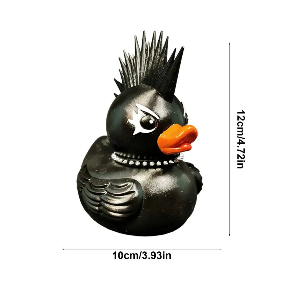 RockDemon: Gothic Punk Death Rock Duck Car Ornament