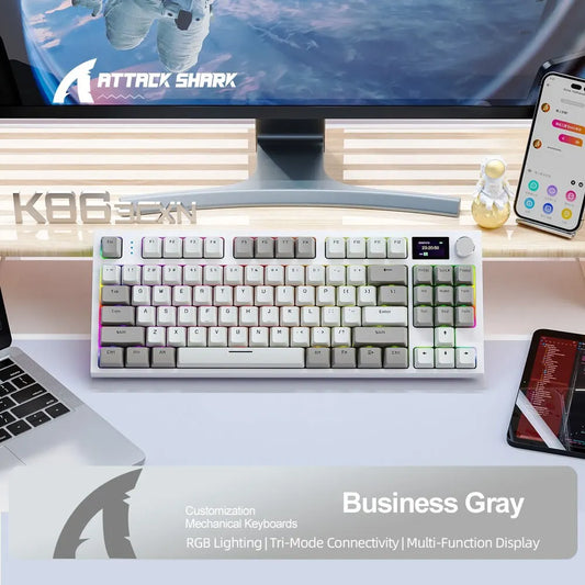 KeyMaster Pro: K86 Wireless Mechanical Gaming Keyboard