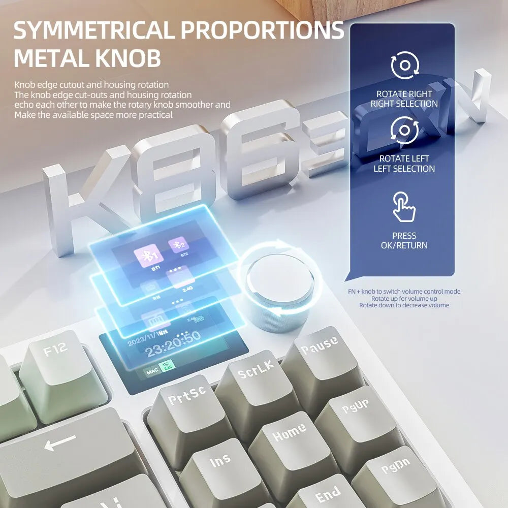 KeyMaster Pro: K86 Wireless Mechanical Gaming Keyboard