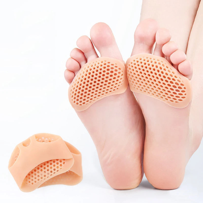 Silicone Forefoot Pads: Comfort Inserts for Stylish Women