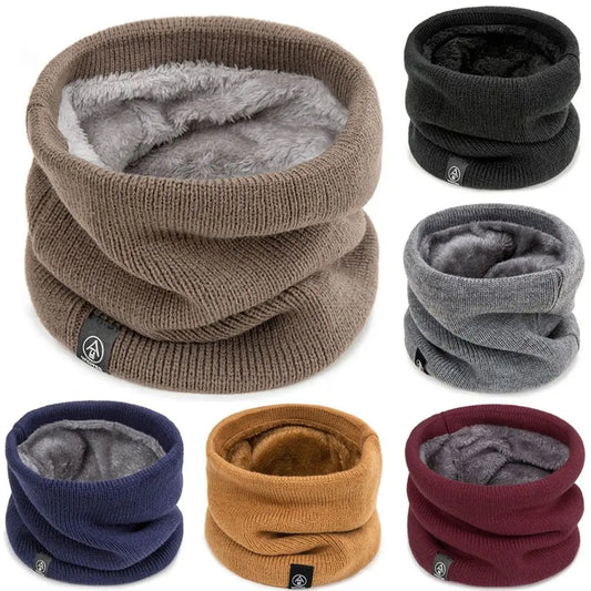 Women Men CozyWrap: Ultimate Soft Knitted Neck Warmer – Your Winter Sport Essential!