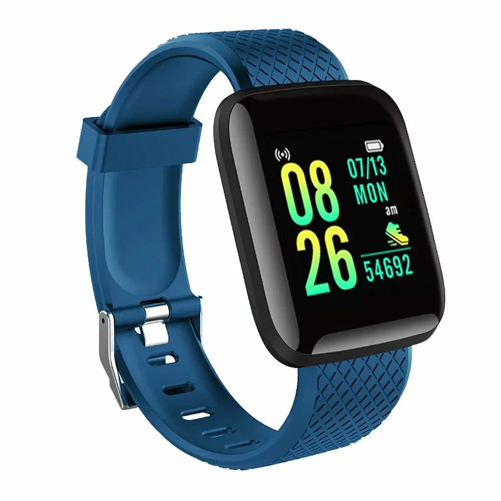 Multifunction Smart Watch For Men Women Kids Message Remind Music Control Sport Step Calories D13 Smartwatch Alarm Clock 116Plus - Surpriseshopper.com