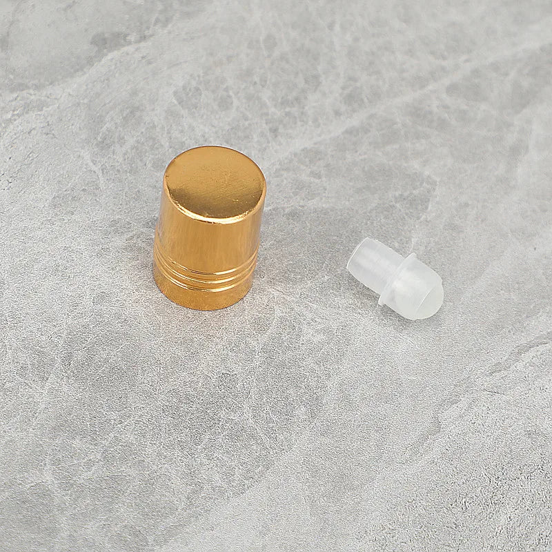 3ml 6ml Glass Roll on Bottle Mini Essential Oil Container Portable Sample Lip Oil Roller Bottle Empty Refillable Perfume Bottles