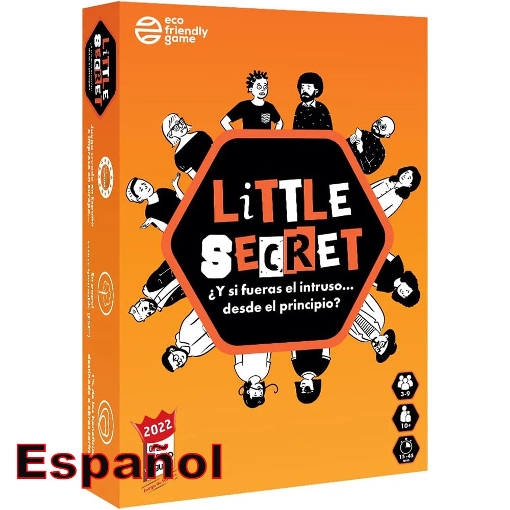 LITTLE SECRET Spanish Board Game Mystery Creativity and Fun Game with Friends and Family