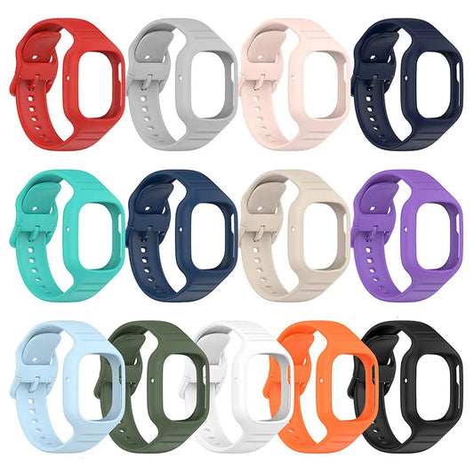 Integrated Band + Case For Honor Watch 4 Silicone Watchband Strap