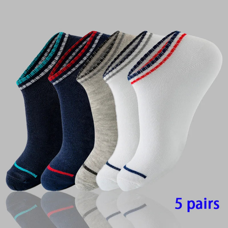 Invisible Comfort: 8 Pairs of Summer Boat Socks for Men & Women