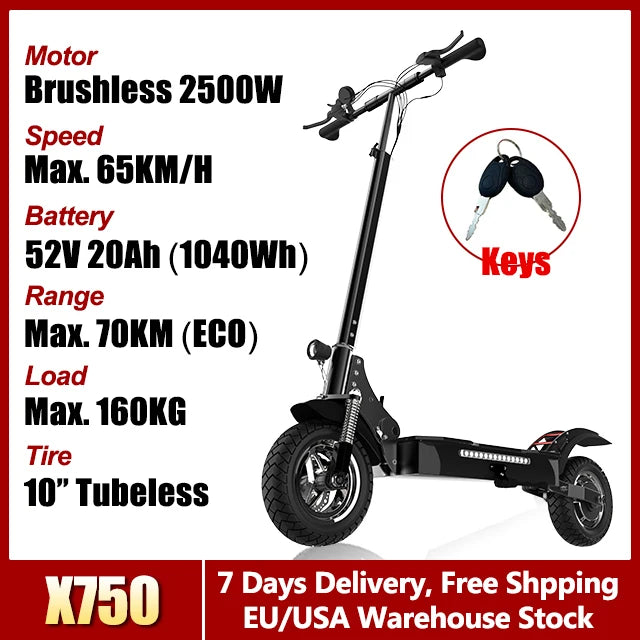 1200W-6000W Adult Electric Scooter 55-90km/h Fast E scooter X60 X48 X700 Dual Drive Foldable Skateboard with Seat 2 wheels Moped